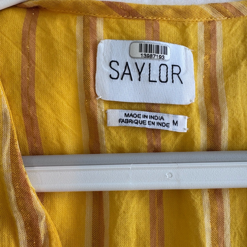 Sunflower yellow and gold Saylor dress NWOT size Medium - Picture 2 of 6